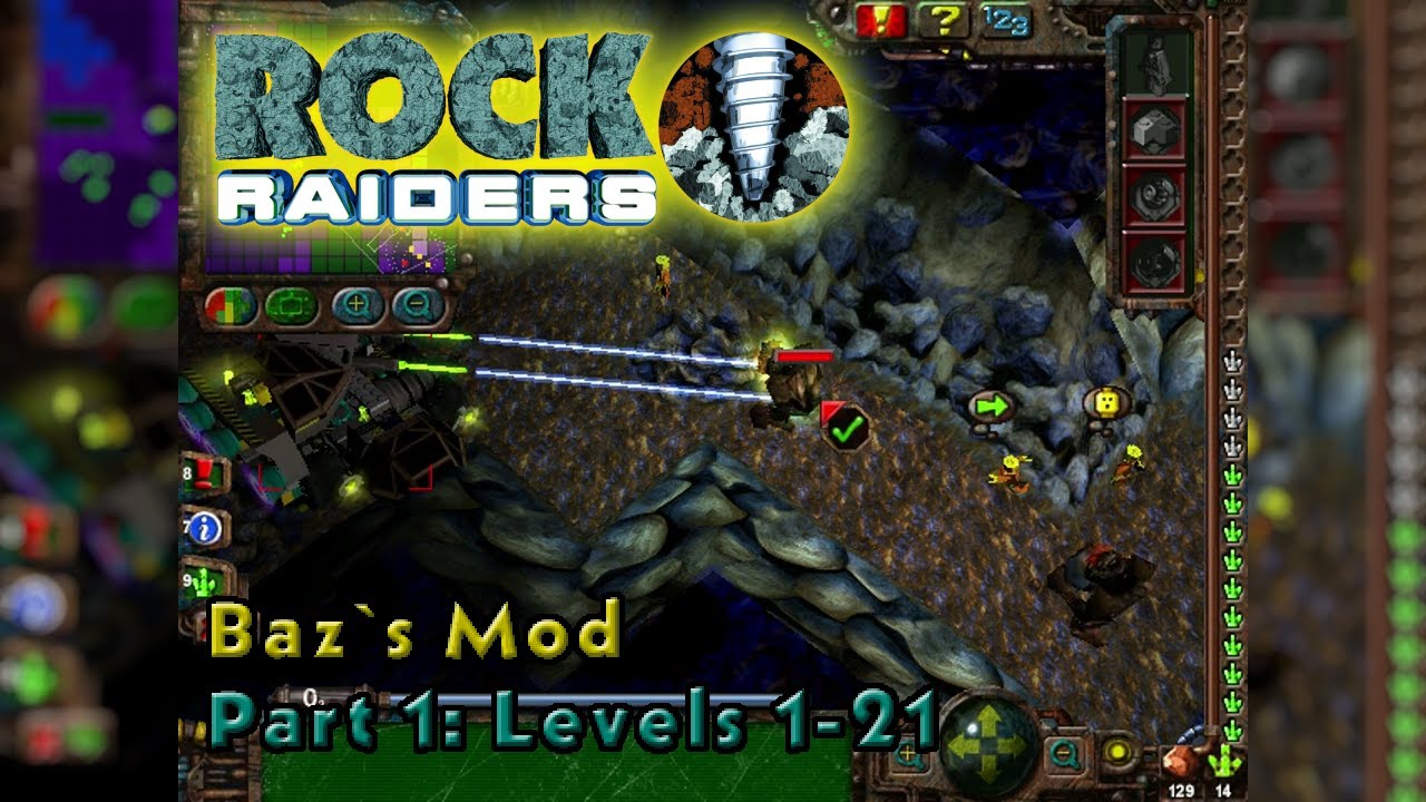 LEGO Rock Raiders: Baz's Mod (2009) walkthrough (part 1 of 3: Levels 1–21)  - YouTube