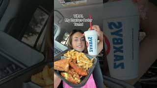 VIRAL My Zaxbys Order Trend 🍗❤️💙#zaxbys #zaxbysorder #trending #myorder #zaxbyschicken #fastfood
