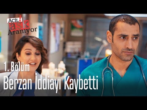 Berzan iddiayı kaybetti - Acil Aşk Aranıyor 1. Bölüm