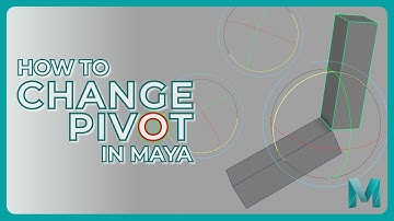 Change Pivot in Maya tutorial - Move Rotate Snap