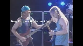 Deep Purple ~ Maybe I&#39;m A Leo ~ 1995 ~ Live Video, Bombay, India