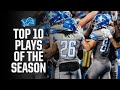 Top 10 Plays of the first half of the season | Detroit Lions