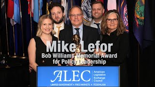 Mike Lefor: ALEC's Bob Williams Memorial Award for Policy Leadership 2023