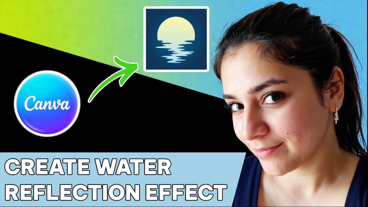 How to create water reflection effect in Canva - YouTube