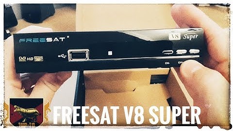Freesat V8 Super 1080P Full HD DVB-S2 - Unboxing & Demo