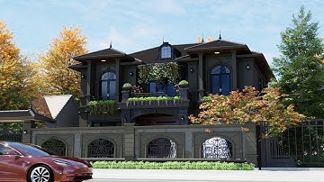 Realistic Cinematic  Architectural 3D Visualization of a Modern Villa  | D5 Render | 4K