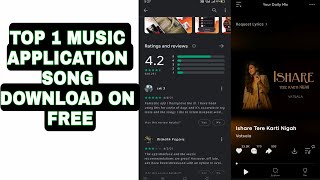 TOP 1 MUSIC APPLICATION SONG DOWNLOAD FOR FREE || RESSO SONG NEW SONGS
