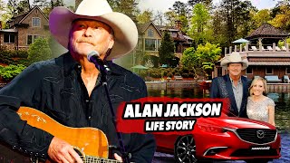 Alan Jackson's Story | Retirement | WIFE | 3 Daughters | Career | Net Worth & Lifestyle 2024