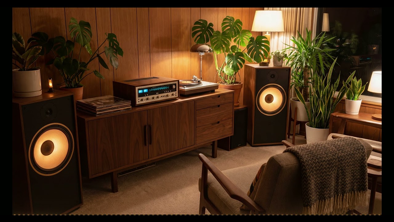 Vintage Jazz Lofi 📻 Vinyl Crackles & Old Amplifier