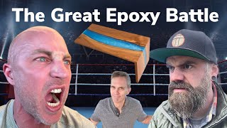 Epoxy river table debate. Bourbon Moth vs. Blacktail Studio. (March 2022)