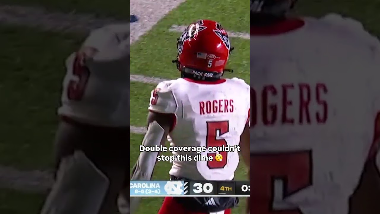 That was passed with precision 🤯 #ncstate #accfootball #collegefootball