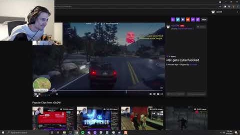 xQc Reacts to Local Terrorist killing him |  NoPixel 3.0 clips GTA RP