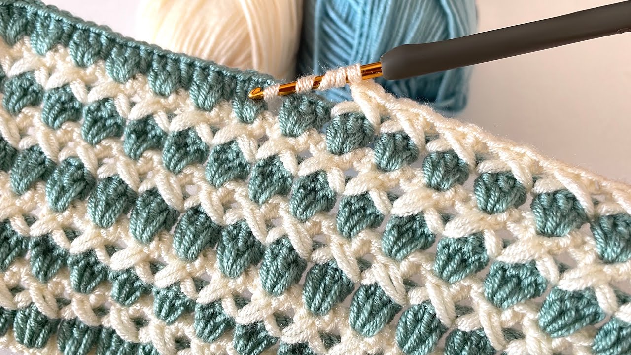 Acemi Örgücüler Buraya!!!Bu modelden herkes yapmalı😍 Basit Örgü Modeli/Bebek Battaniyesi