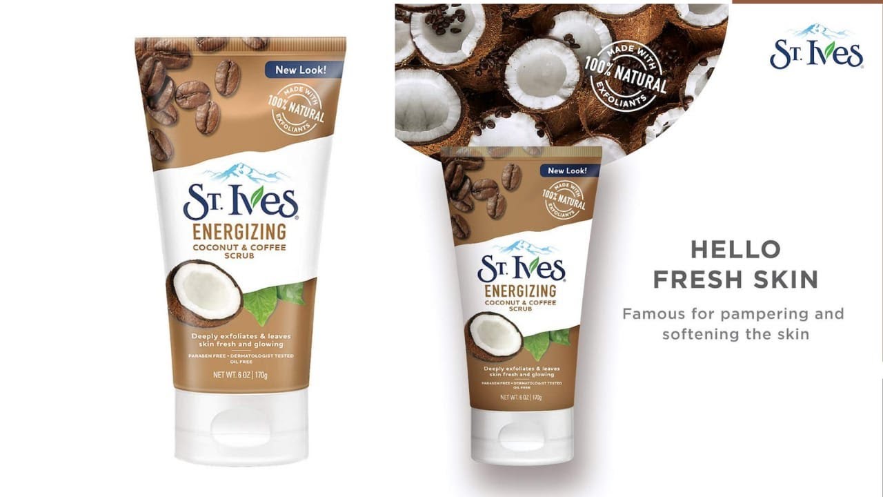 St. Ives Energizing Coconut & Coffee Scrub