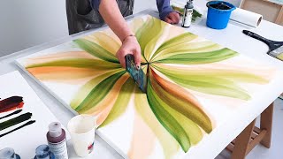 This Easy Center Design is Spectacular! 🍂Beginner Friendly Botanical Painting by Rinske Douna 15,116 views 2 months ago 9 minutes, 7 seconds