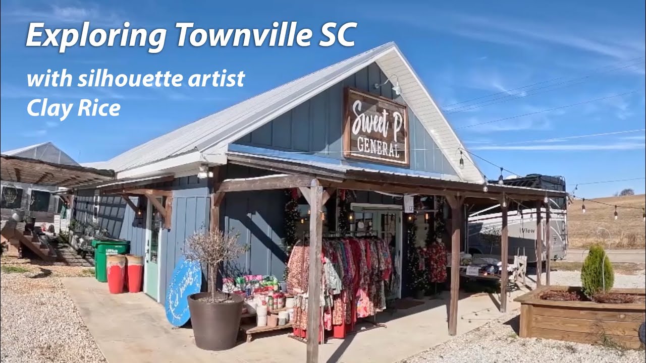 Exploring Townville SC with Silhouette Artist Clay Rice - YouTube