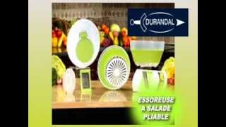 Essoreuse à salade pliable avec mandoline chez TREND CORNER