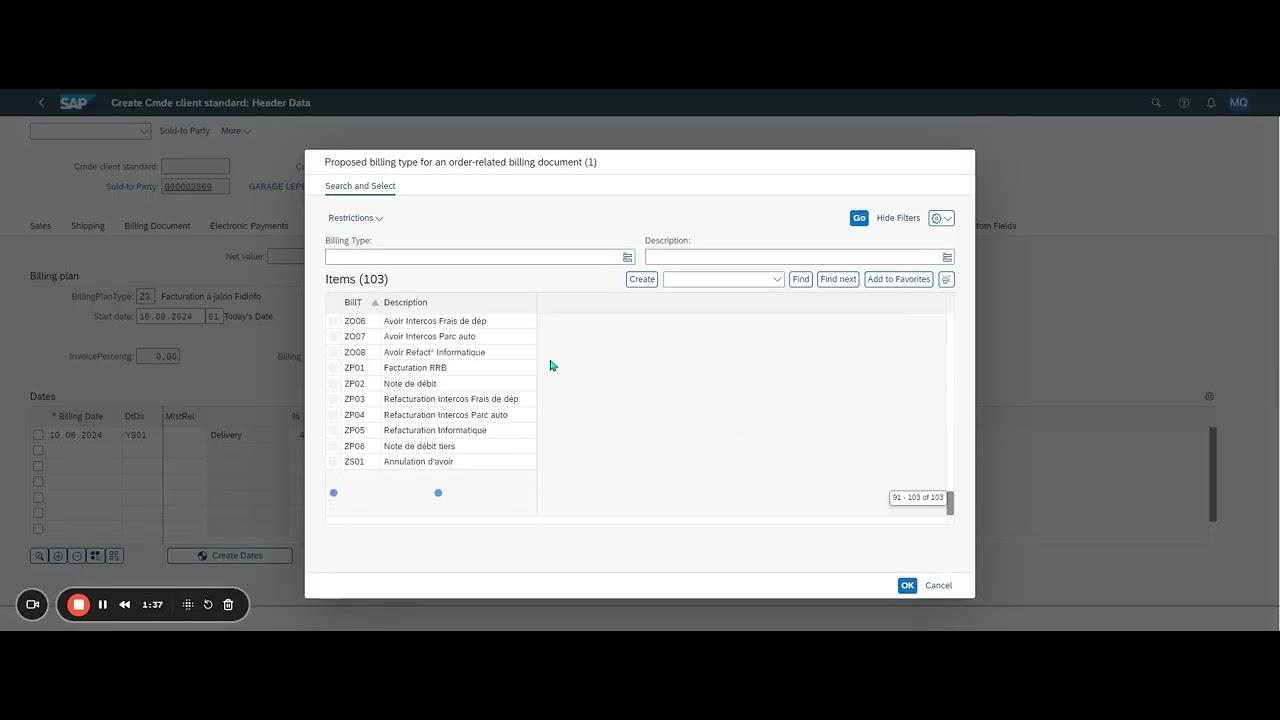 Milestone Biling Down Payment Processing in Milestone billing in SAP - YouTube