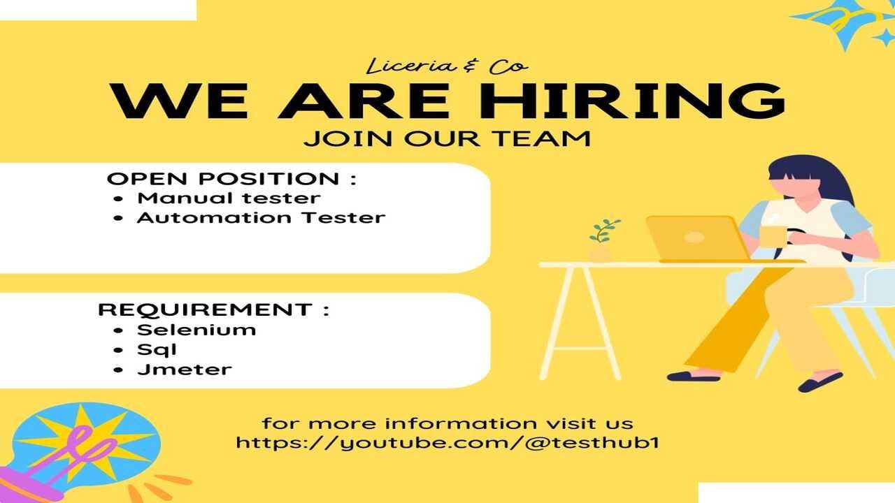 Testing jobs WFH 16 AUG 2024 Job openings manual, selenium, automation ...