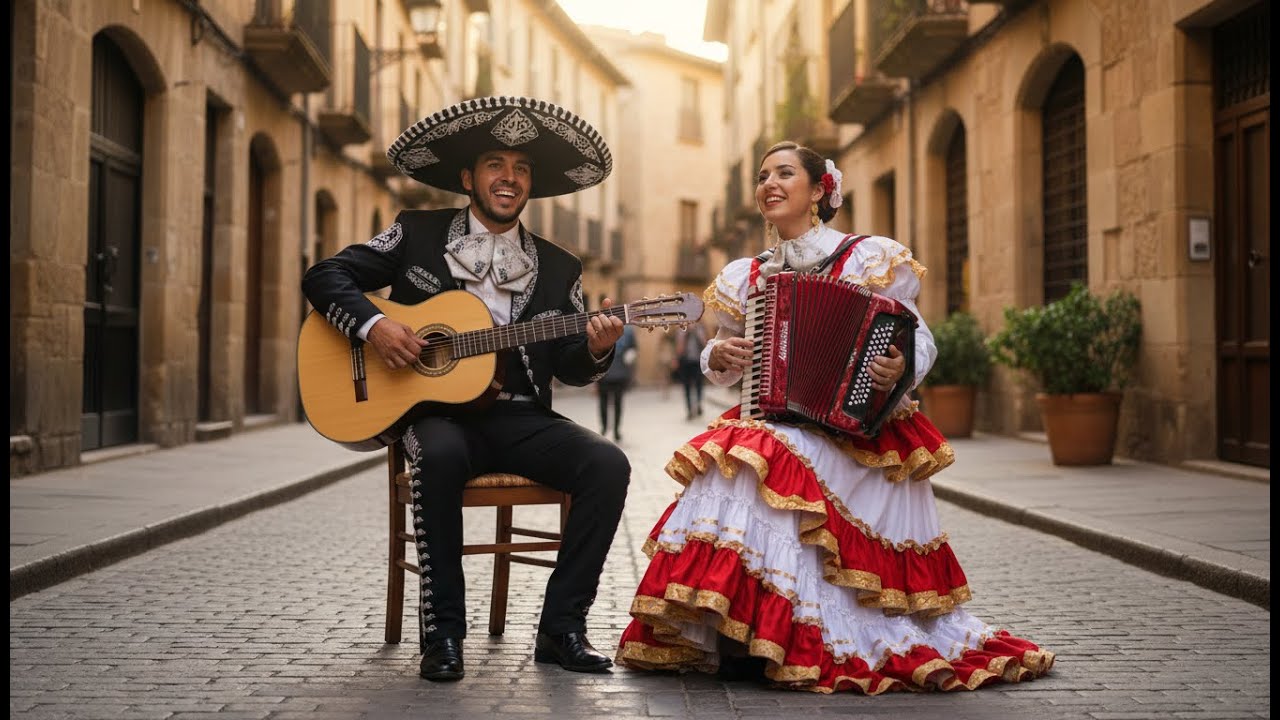 Mariachi Guitar & Accordion | Soft Love Music for Couples