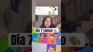 Day 7 painting cartoon characters on canvas, remember to comment your favorite character