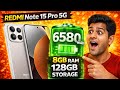 6580 mAh battery | REDMI Note 15 Pro 5G | new clip