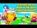 Placing Top 50 [200$] in the EU Solo Cash Cup 🏆 again?