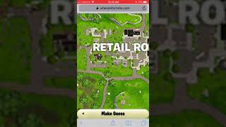 Fortnite map quiz!Where in fortnite