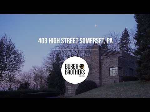403 High Street, Somerset, PA home video tour