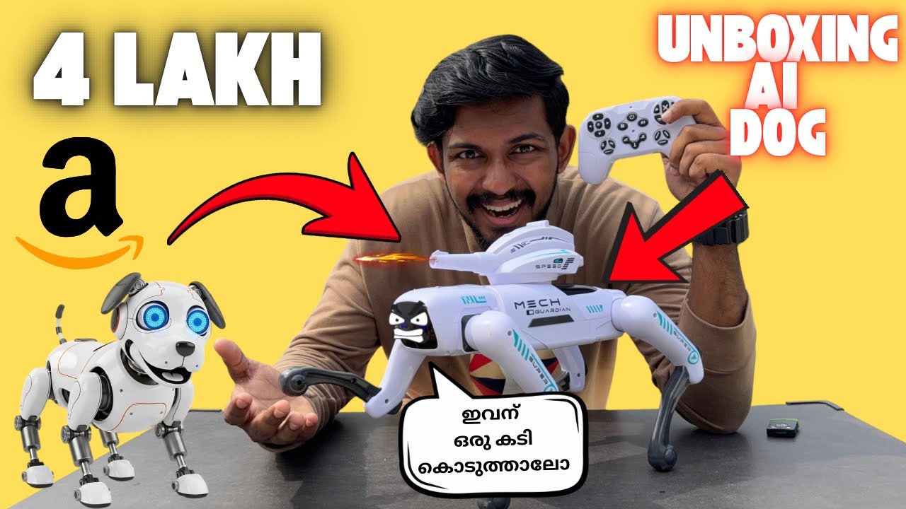 История о покупке новой роботизированной собаки с искусственным интеллектом для ловли воров в дер...