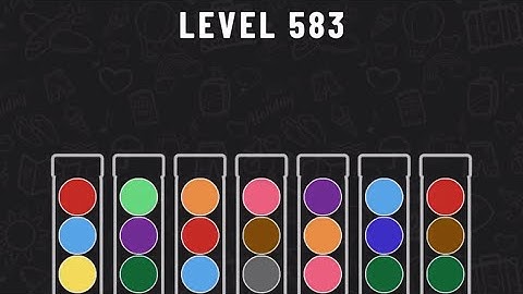 Ball Sort Puzzle Level 583 #ballsortpuzzle #ballsortpuzzlegameplay #puzzlegame #mobilegames