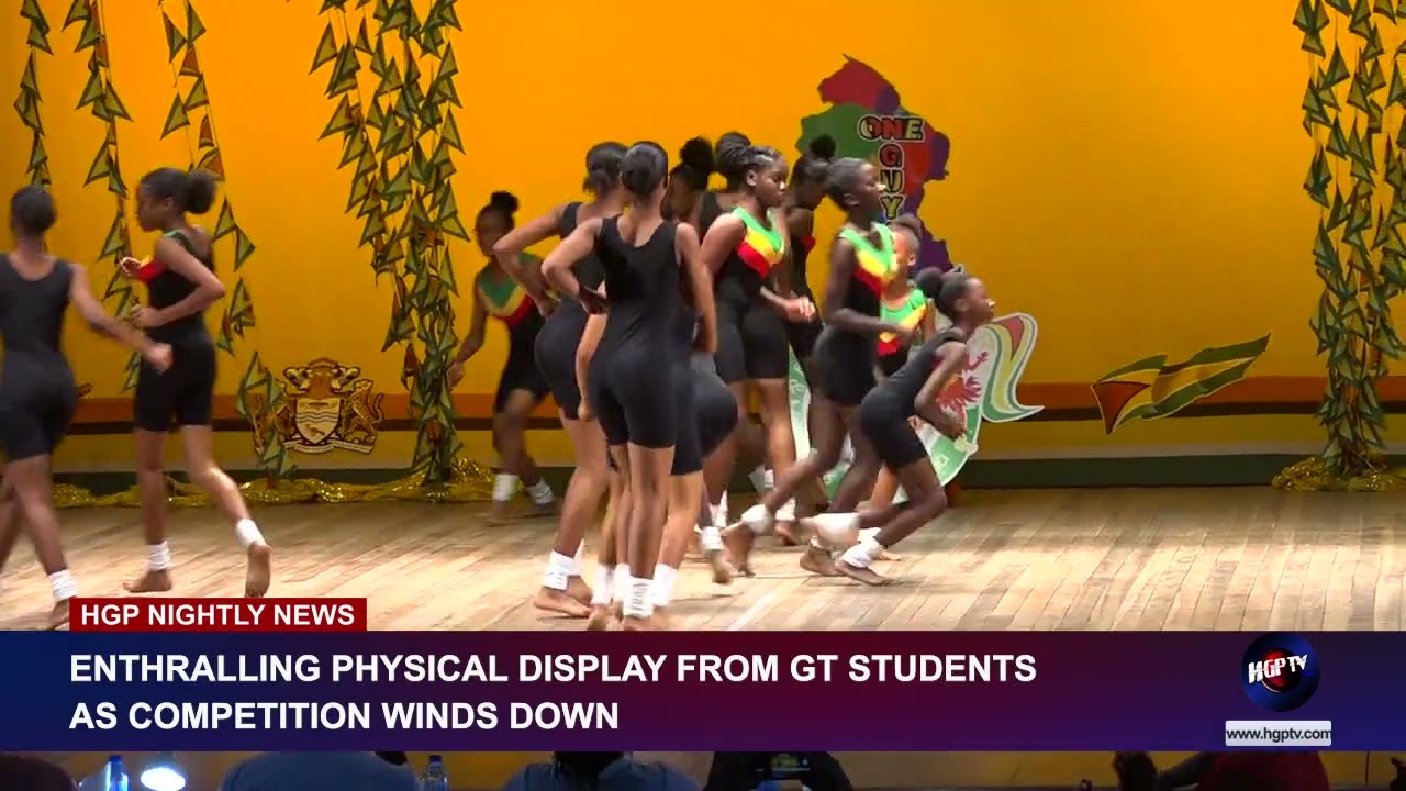 ENTHRALLING PHYSICAL DISPLAY FROM GT STUDENTS AS COMPETITION WINDS DOWN.