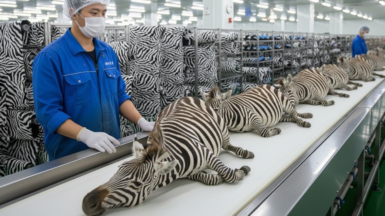 Inside the Zebra Leather Factory - Million-Dollar Products Are Made ...