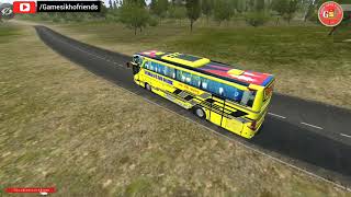 दमक देखि काठमान्डु सितारा डिलक्स बस ड्राइभ Bussid मोड by Game sikho friends #8 screenshot 2