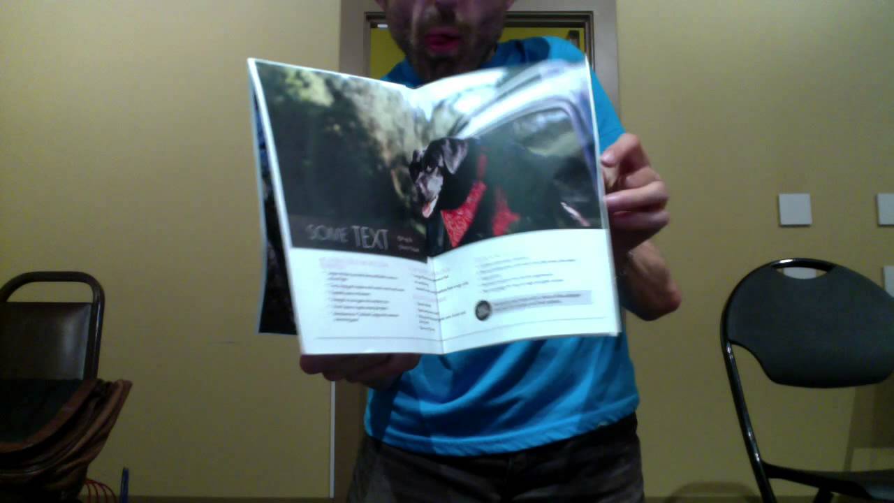 trailside brochure french fold youtube