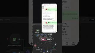 Build a WhatsApp AI Agent with n8n & OpenAI 🤖 | Business Automation #Shorts