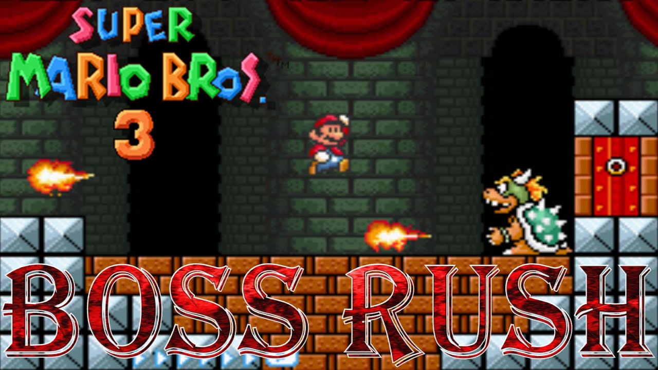 Super Mario Bros. 3 - Boss Rush (All Boss Fights, No Damage) - YouTube