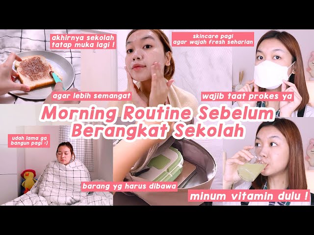 Morning Routine Sebelum Berangkat Sekolah || Desty Yufenti class=