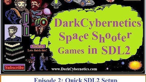 DarkCybernetics Space Shooter Games in SDL2 ep2