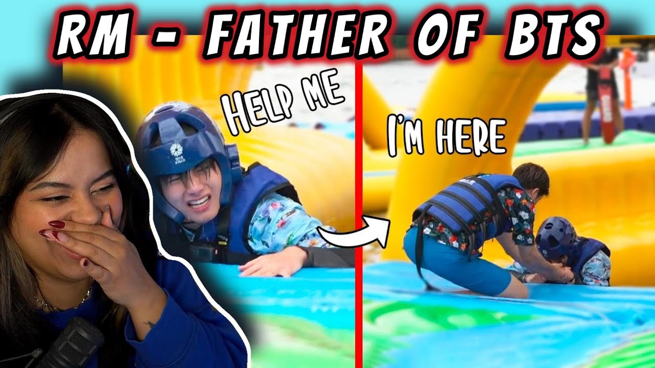 REACTING to Namjoon as a father of BTS 😂