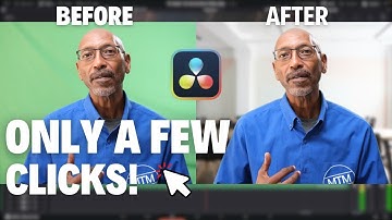 The EASY way to remove a Green Screen (Davinci Resolve 18)