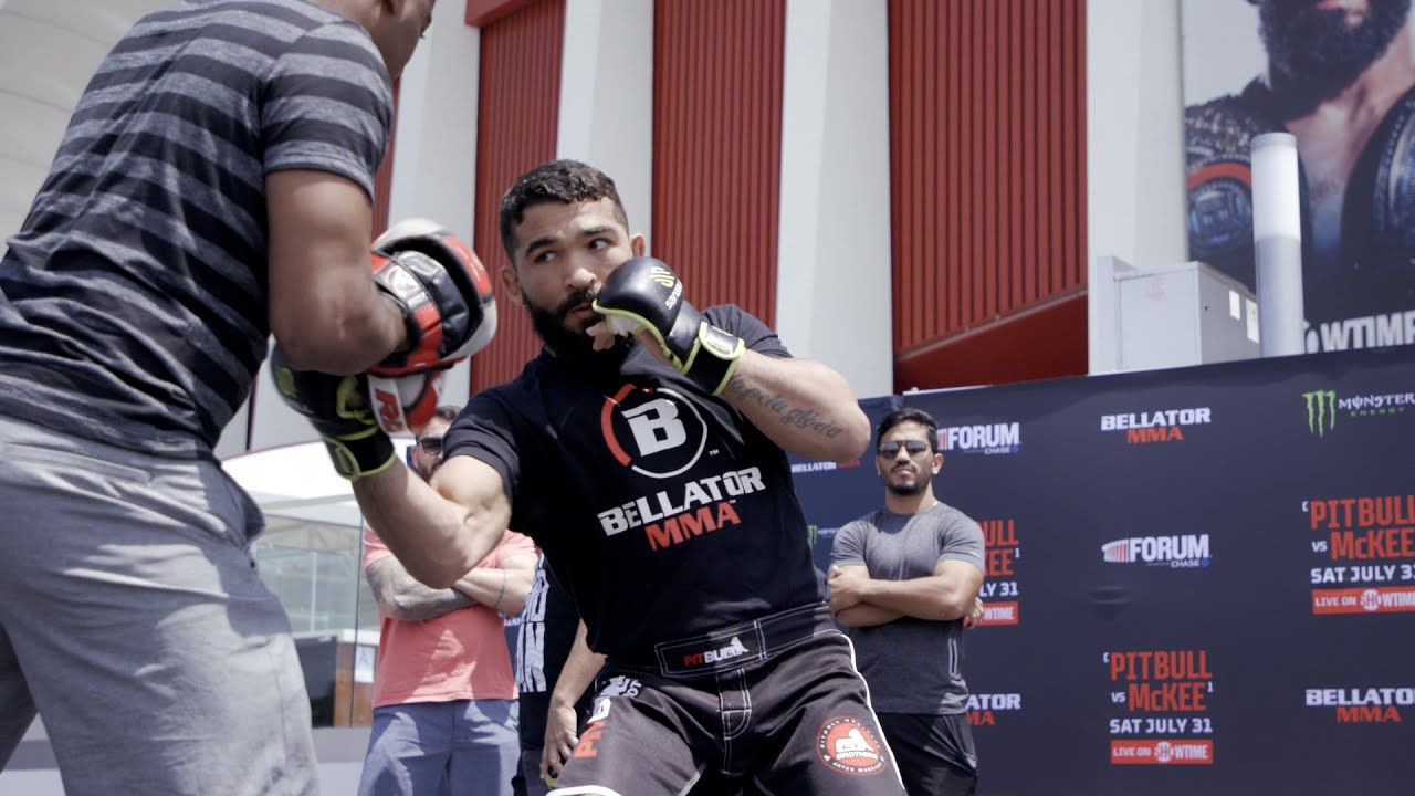 Patricio Pitbull Open Workout | Bellator 263 | MMA Fighting - YouTube