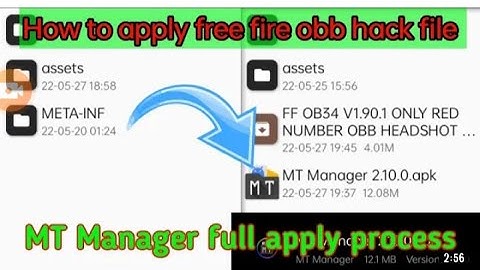 🎯Mt Manger से config फाइल Kaise लगाए🎯#freefire #config #Mtmanger#obb34updat#hake