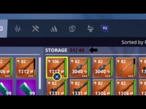storage glitch fortnite save the world - how to glitch fortnite save the world
