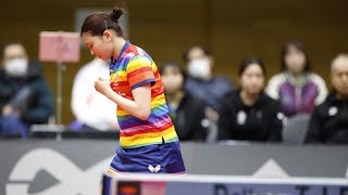 橋本帆乃香 vs リジンシカ TBESTGAME 日本ペイントマレッツ vs 木下アビエル神奈川  ノジマTリーグ2024-2025 2025年01月12日(日) 東大阪アリーナ【卓球 Tリーグ公式】