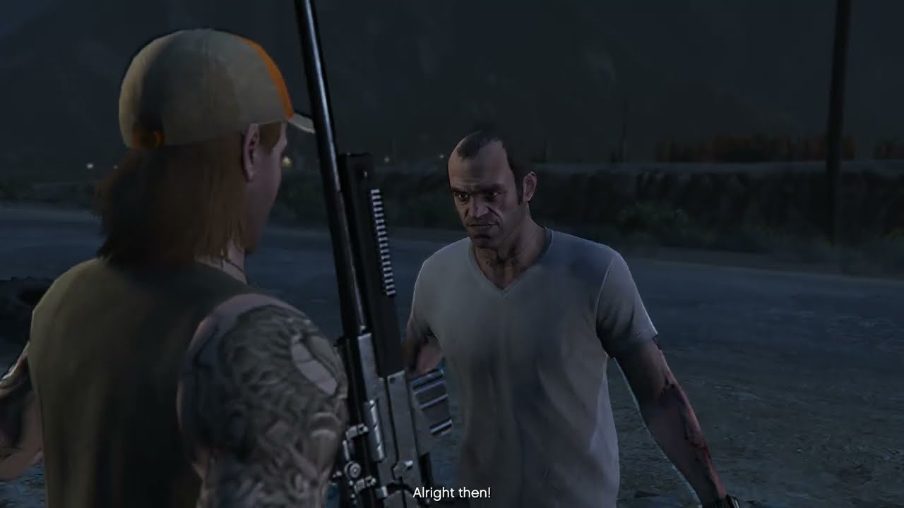 GTA V :: Trevor Sniping Testing (MAFIAGAMER)