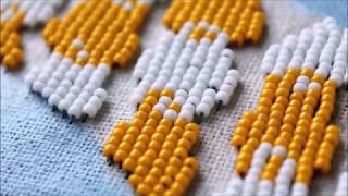 Revisiting beadwork on canvas art