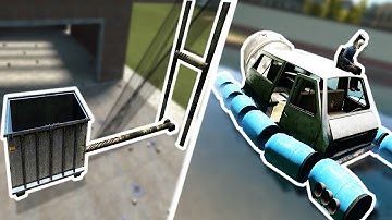 Catapult Challenge Ends in DISASTER in Gmod?! (Garry