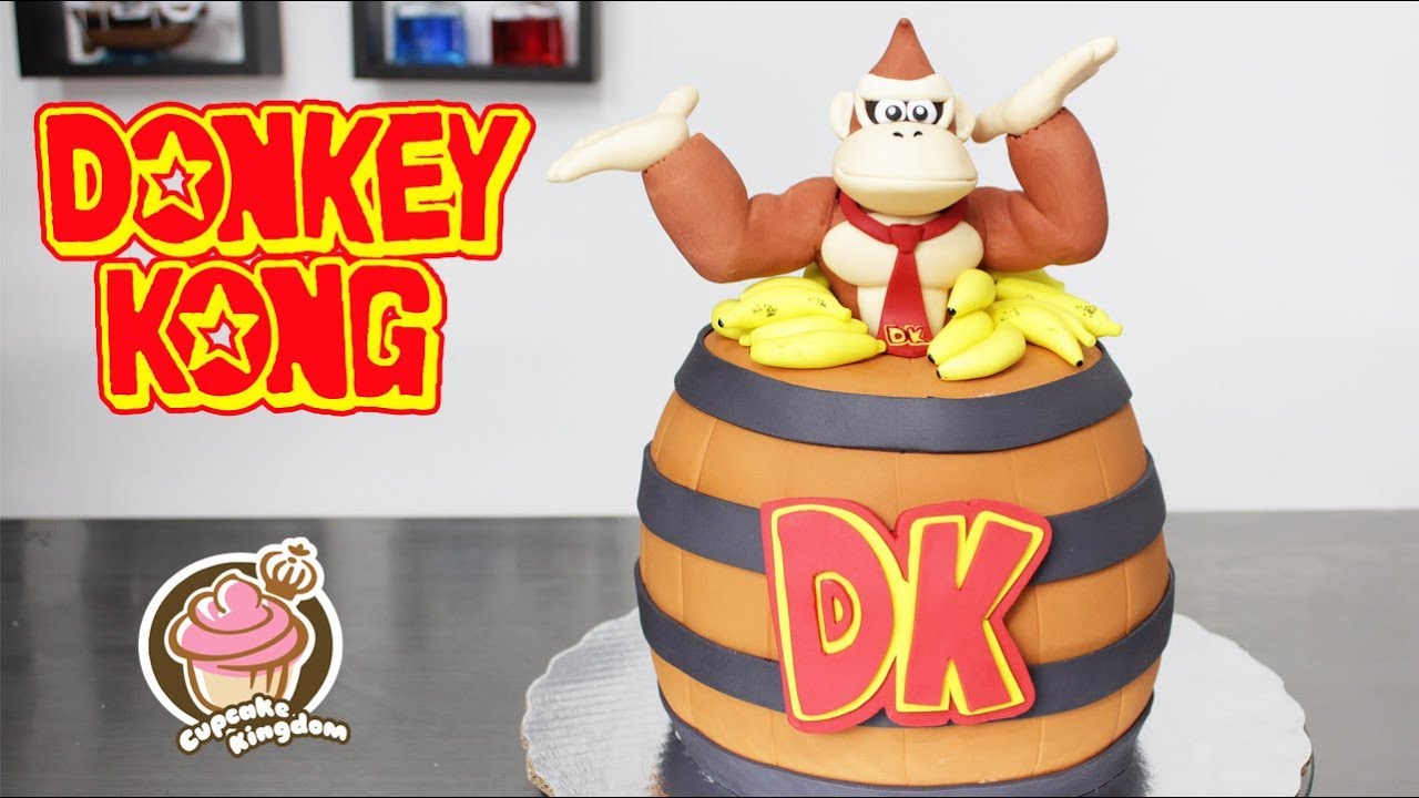 donkey kong cake cupcake