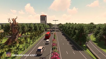 Lumion 8 Project - Toll Road in animation modern